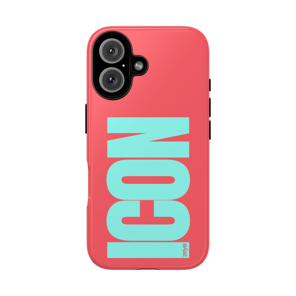 The Icon Coral & Teal