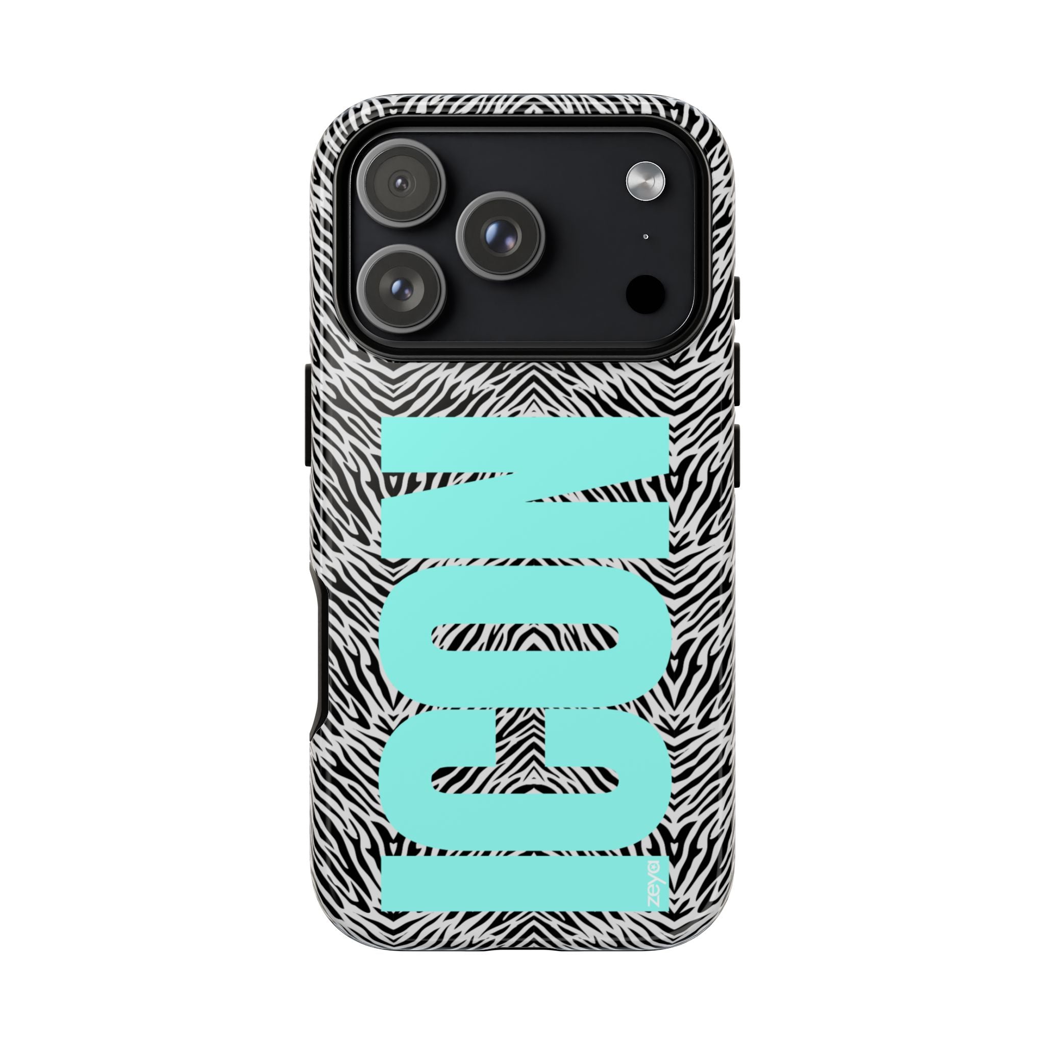 The Icon Teal Zebra