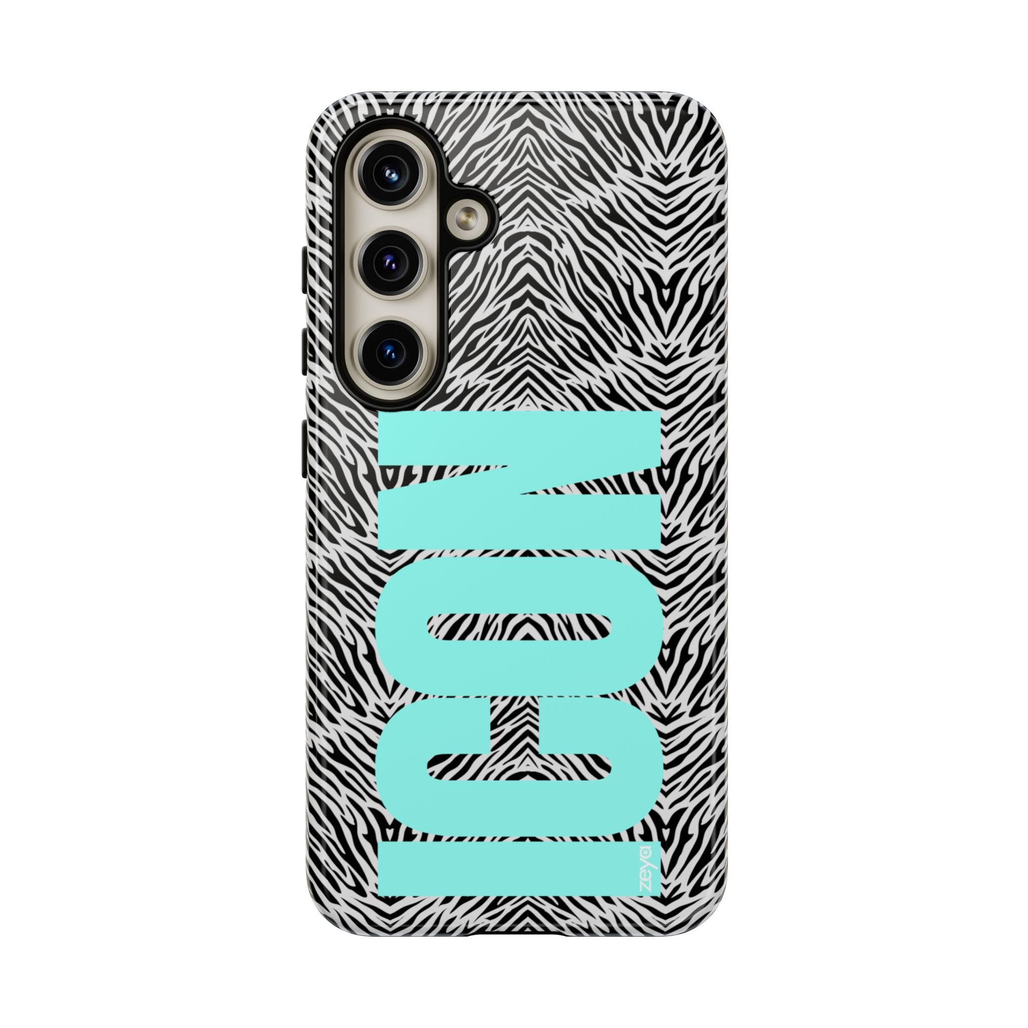The Icon Teal Zebra