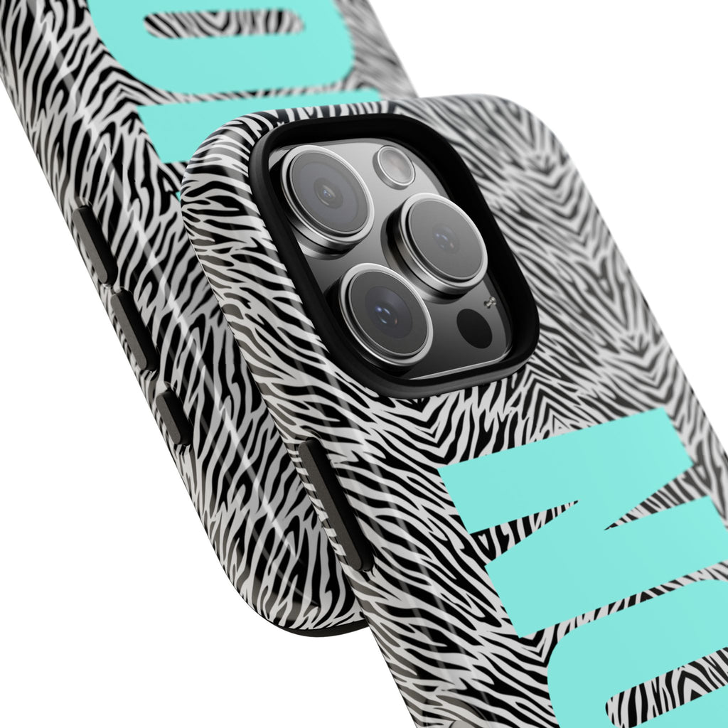 The Icon Teal Zebra
