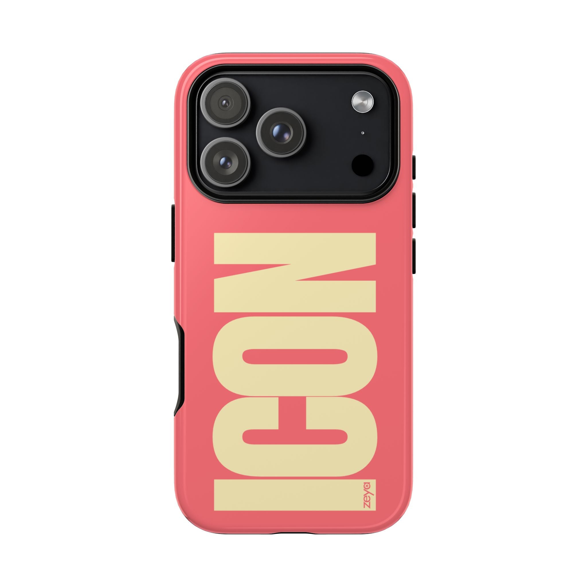 The Icon Coral & Butter Yellow